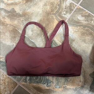 YoungLA Maroon Sports Bra